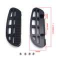 Black Dominator Passenger Footboard for Harley Touring Road Street Glide (1993–2019)