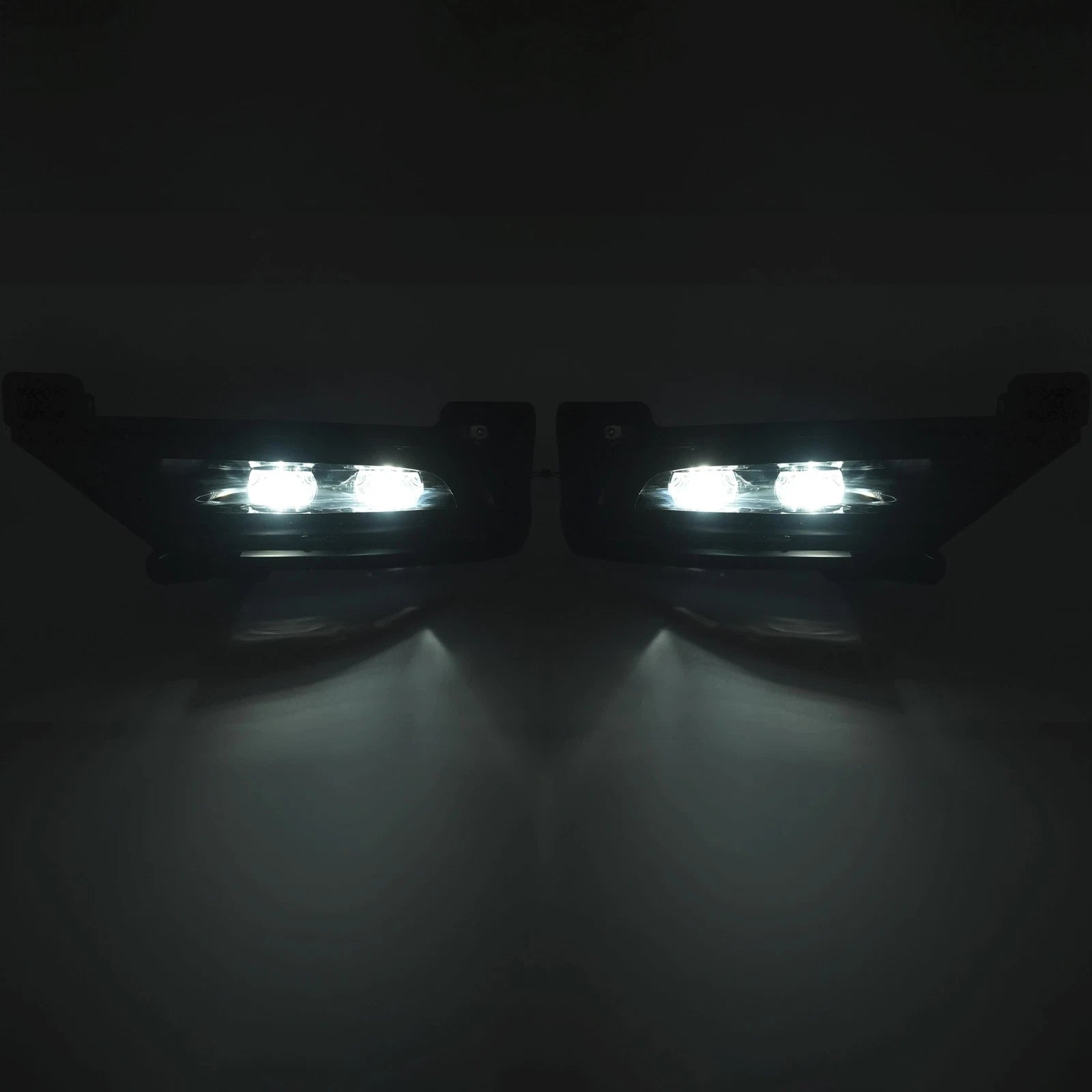 2X LED Fog Lights Bumper Lamp Bezel w/Switch for Chrysler 300 (2015–2024)