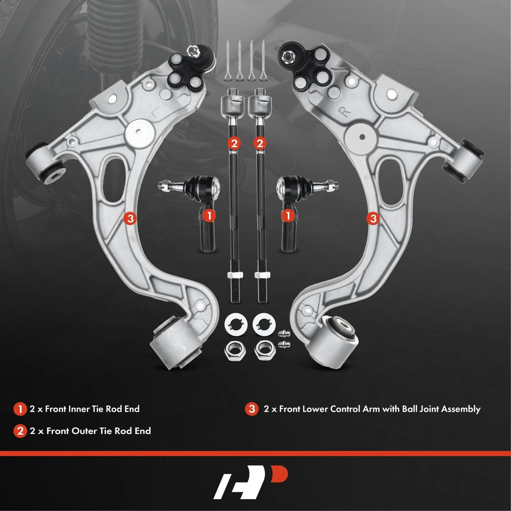 Front Lower 6x Control Arm w/Ball Joint for Buick Park Avenue Cadillac (1997–2004)