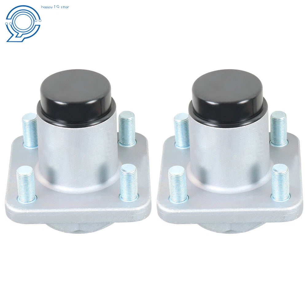 Set of 2 Bolt Front Wheel Hub Assembly for EZGO RXV (2008-Up) Golf Cart