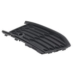 Left Front Fog Light Grille Cover Matte Black for Audi A6 S6 (2018-2024)