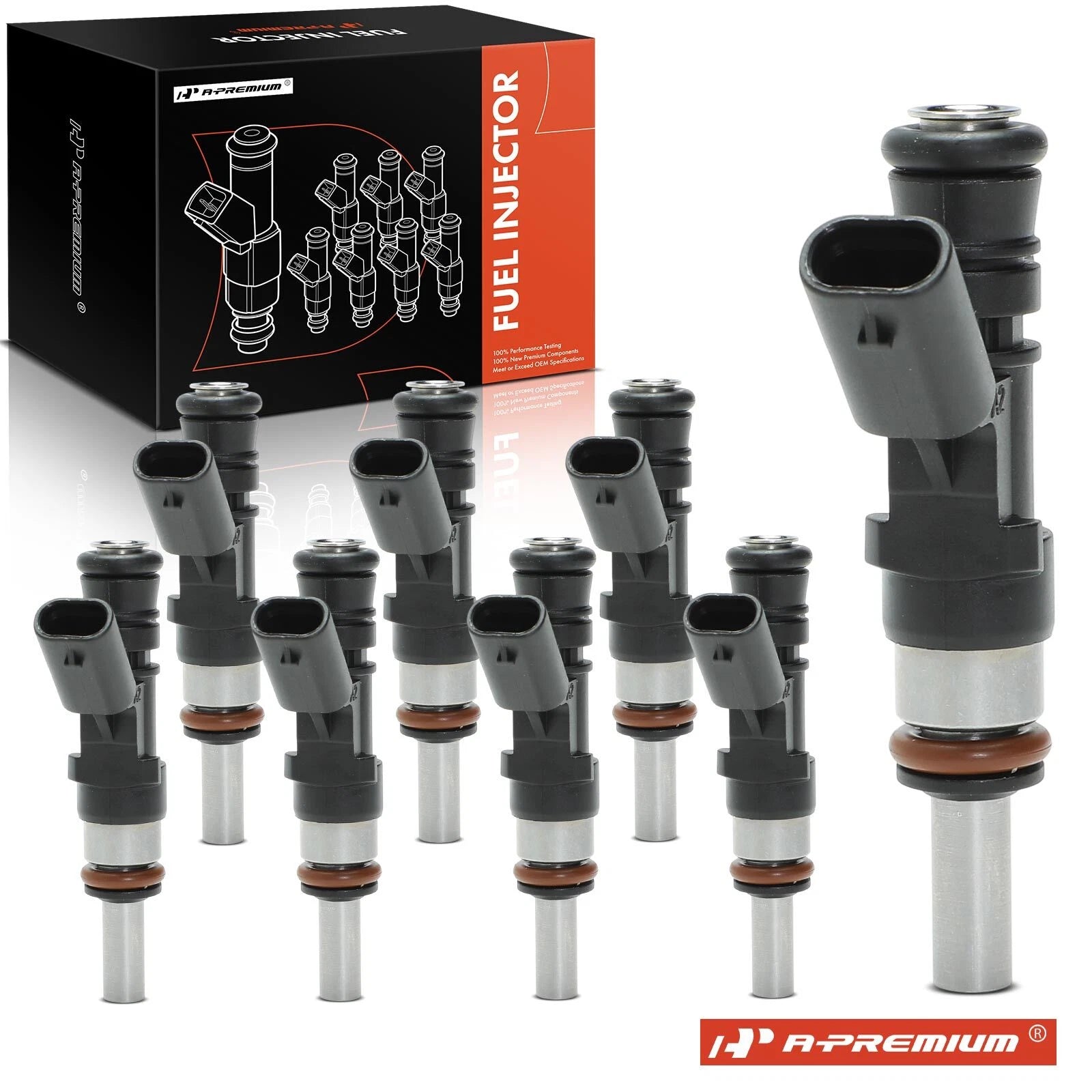 8X Fuel Injector for Mercedes-Benz C63 AMG (2008–2015) E63 AMG (2007–2011) ML63 AMG