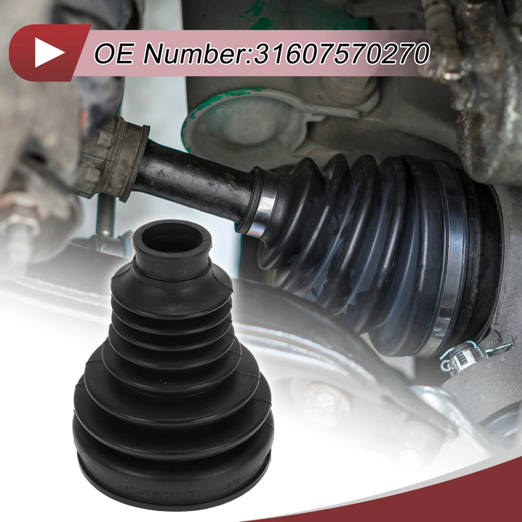 Inner CV Joint Boot Kit with Clamps for BMW 320i (2013–2018) - 31607570270