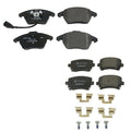 Set of 4 Textar Brake Pads for Audi A3, VW Eos, GTI, Jetta, Golf, Passat, Rabbit (2006–2013)