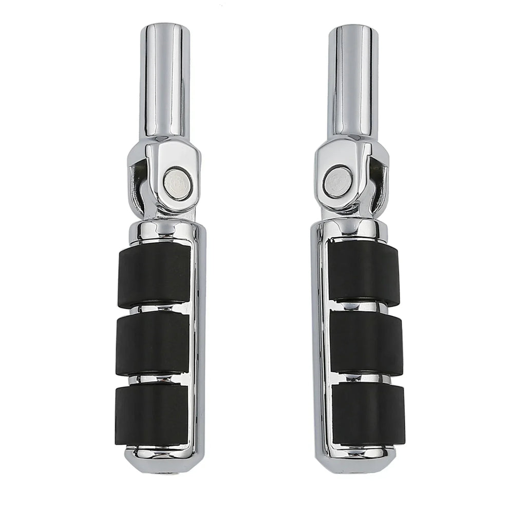 Slim Chrome Rear Foot Pegs Mount for Harley Softail Cross Bones (2008-2017)