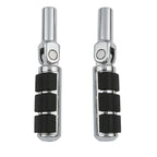 Slim Chrome Rear Foot Pegs Mount for Harley Softail Cross Bones (2008-2017)