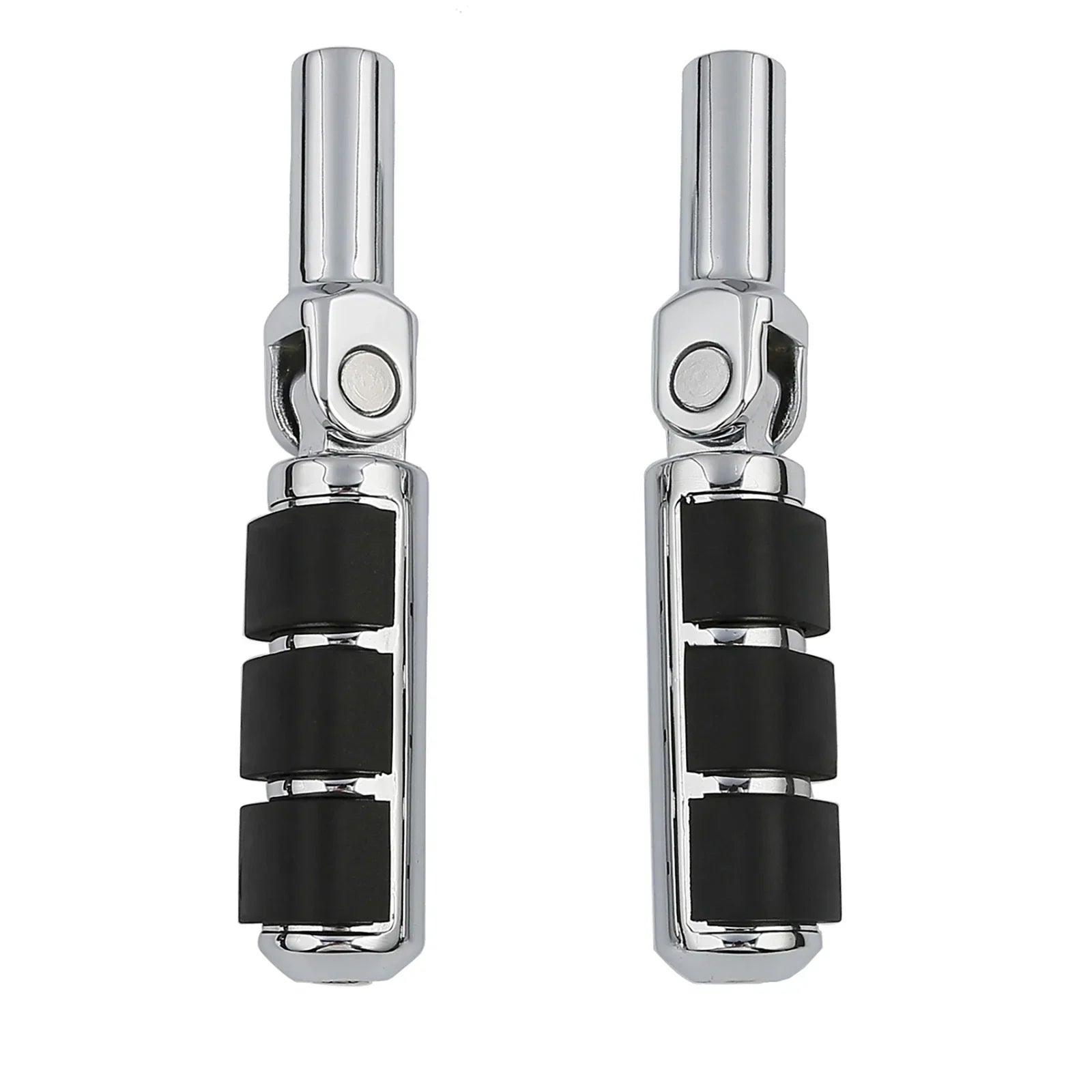Slim Chrome Rear Foot Pegs Mount for Harley Softail Cross Bones (2008-2017)