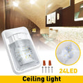 LED Interior Ceiling Light for RV Camper Trailer Boat (12V)