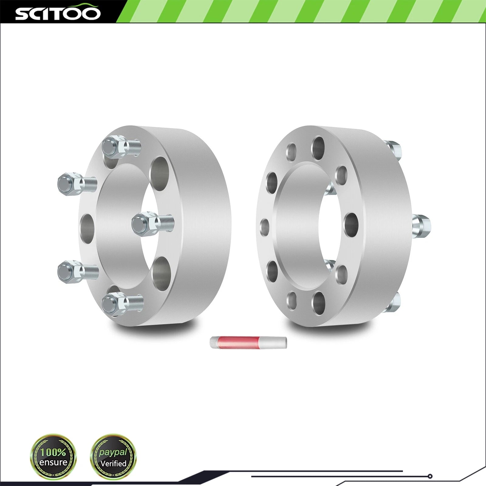 2X 2" Wheel Spacers 5x5.5 1/2" Studs for Ford F-150 Bronco Jeep CJ5 CJ7 Dodge