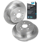 Rear Disc Rotors + HD Pads for Toyota Kluger GSU40/GSU45 V6 3.5L