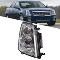 Headlight Assembly for Cadillac STS (2005–2011) Black Halogen Right Side