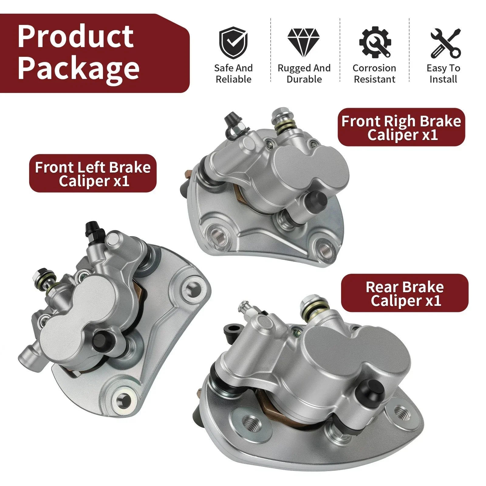 Caliper Front/Left & Rear for Can-Am Commander 800R/1000R
