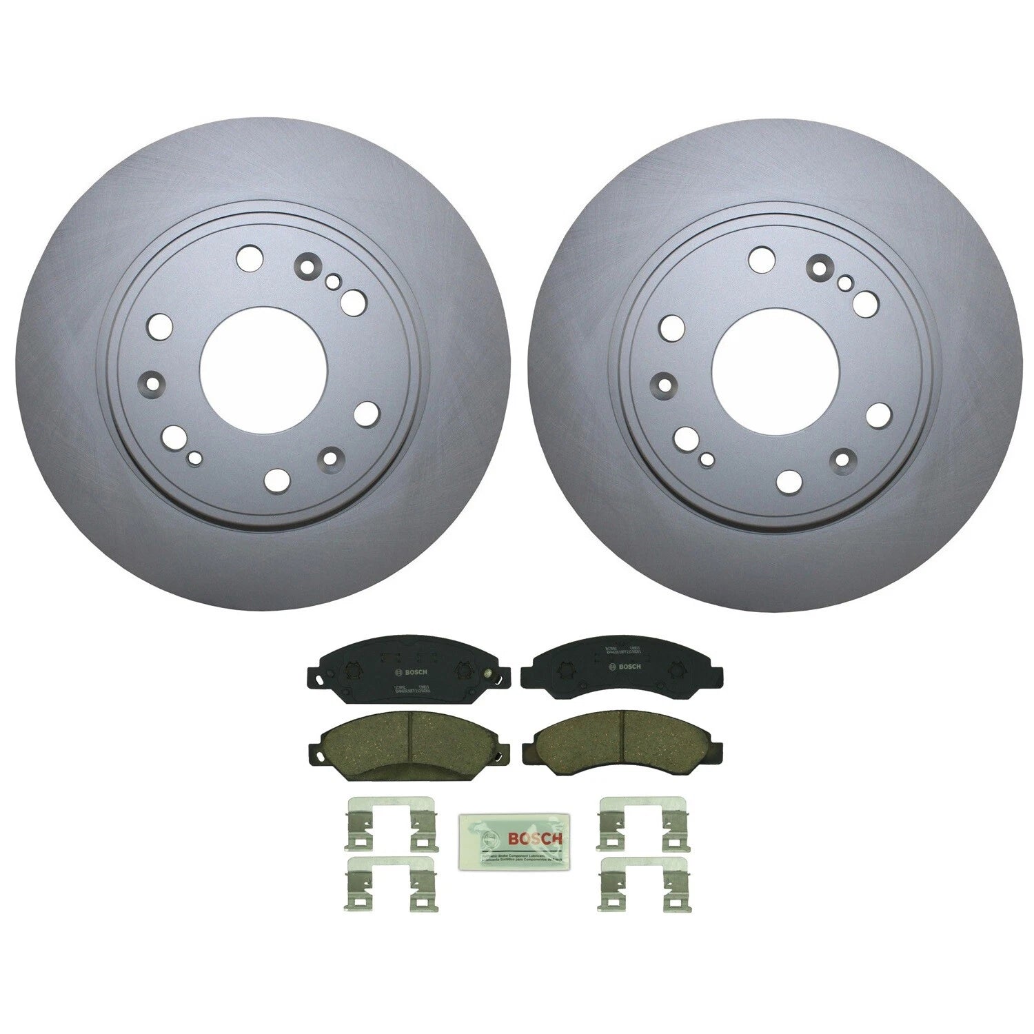 Front Brake Kit 330mm Disc Rotors Bosch Ceramic Pads for Cadillac Chevrolet GMC
