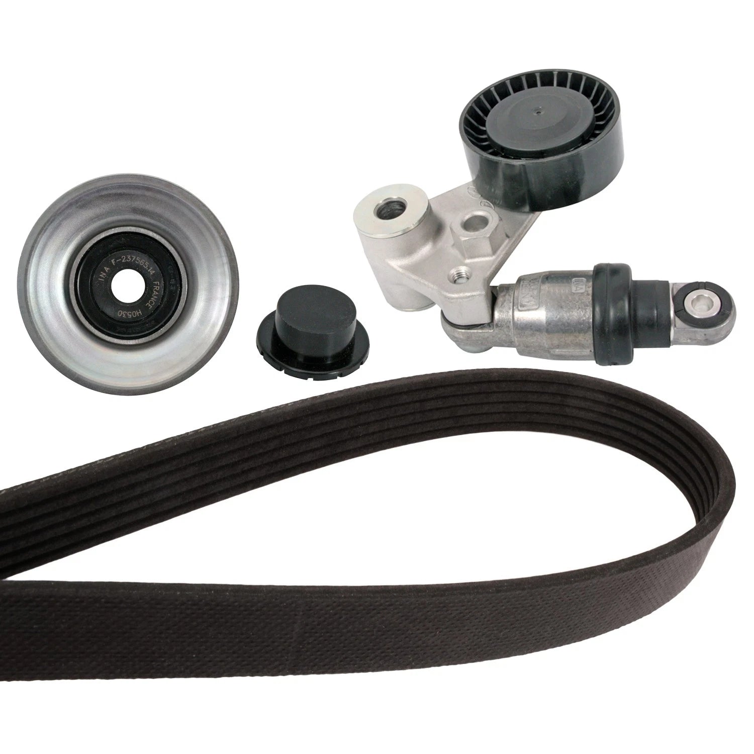 Drive Belt Idler Pulley Tensioner Kit for Kia Cadenza, Sorento (2014–2020)