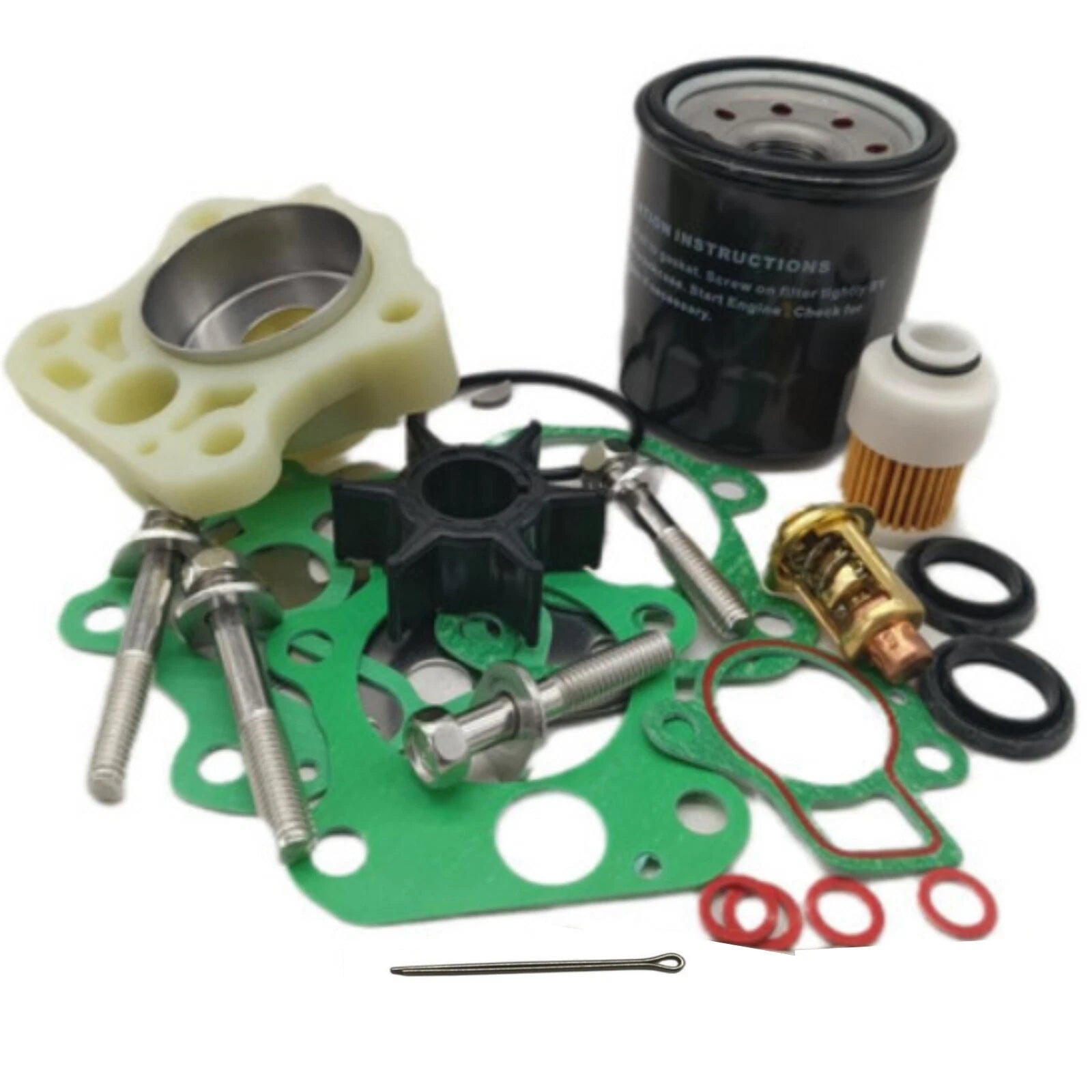 Yamaha Outboard Maintenance Service Kit for 50HP F50B (2000–2023) 6H3-W0078-01 5GH-13440-00