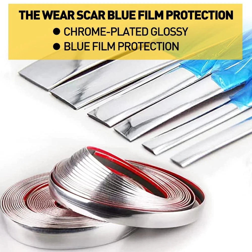 16FT Chrome Trim Molding Strip for Car Door Body Window Bumper (Fits )