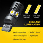 2X 7443 7440 LED Turn Signal Light Bulbs for AUXITO (2010–2023)