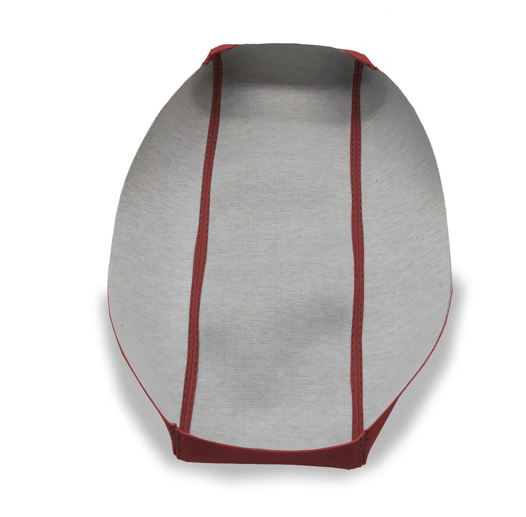 Leather Console Lid Armrest Cover for Ford Mustang (1987–1993) Red
