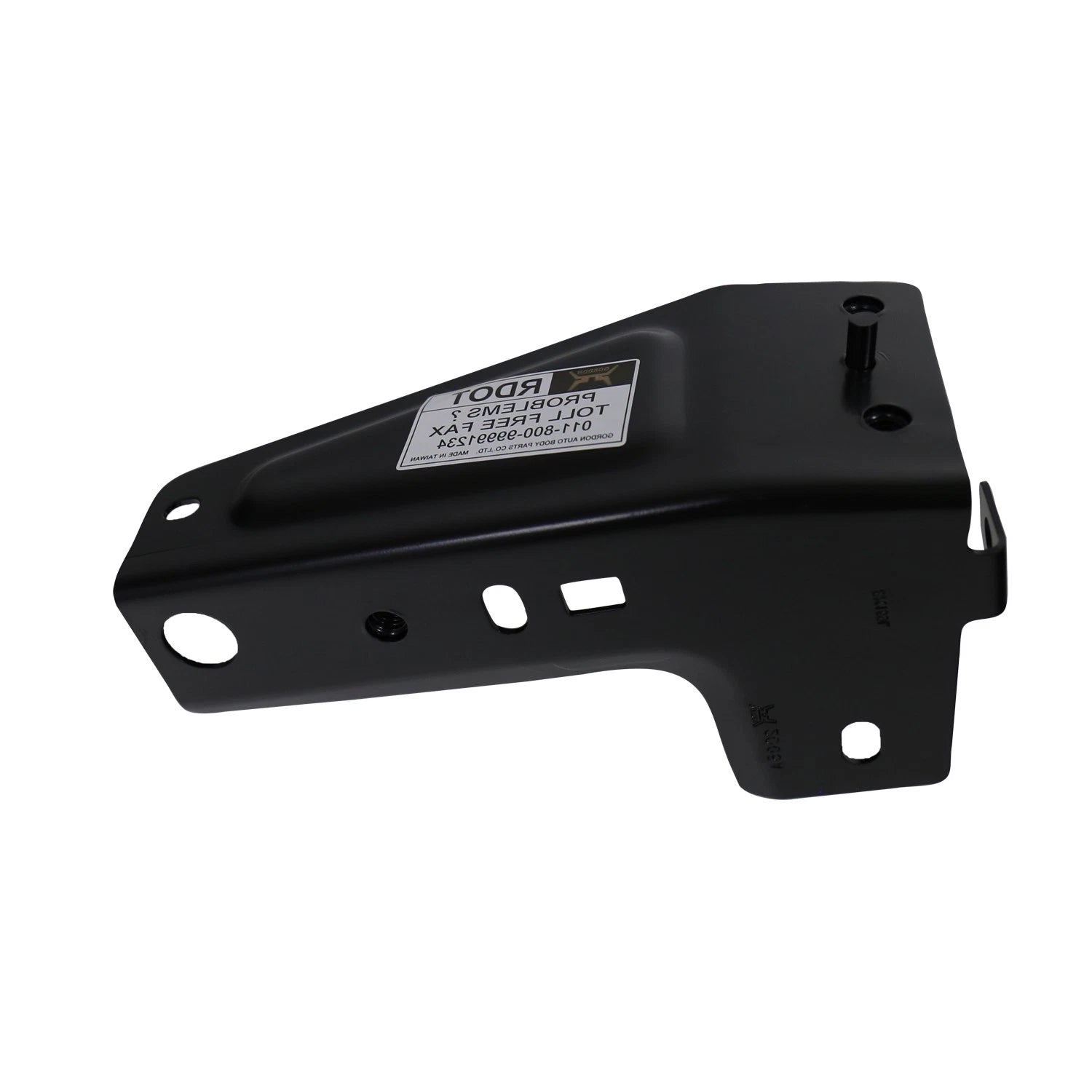 Replacement Steel Front Passenger Side Upper Bumper Cover Support [For Top Pad]
