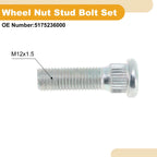 M12x1.5 Wheel Lug Studs for Hyundai Coupe (2004–2006) - Set of 5