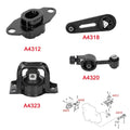 Engine Motor & Trans Mount Set for Nissan Cube/Versa 1.8L (2007–2014)