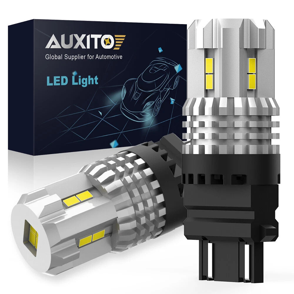 2X LED Backup Reverse Lights for AUXITO 3157 3156 (High Power White)
