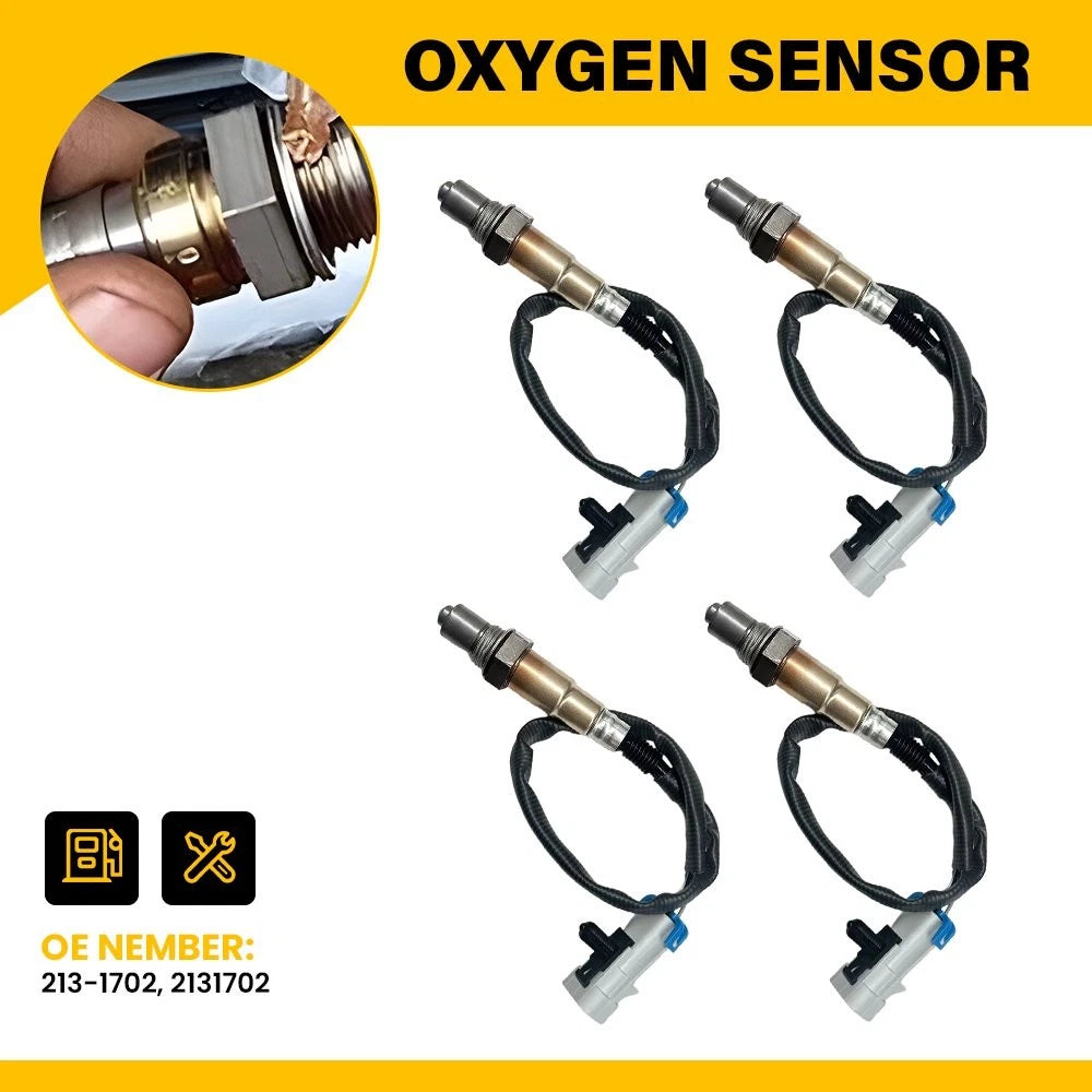 Set of 4 Up/Downstream Oxygen O2 Sensors for Chevrolet Silverado 1500 GMC Yukon (2003–2005)