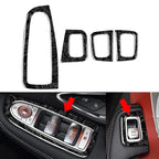 4 Pcs Marbling Window Switch Trim for Benz GLC Class Coupe (2017-2023)
