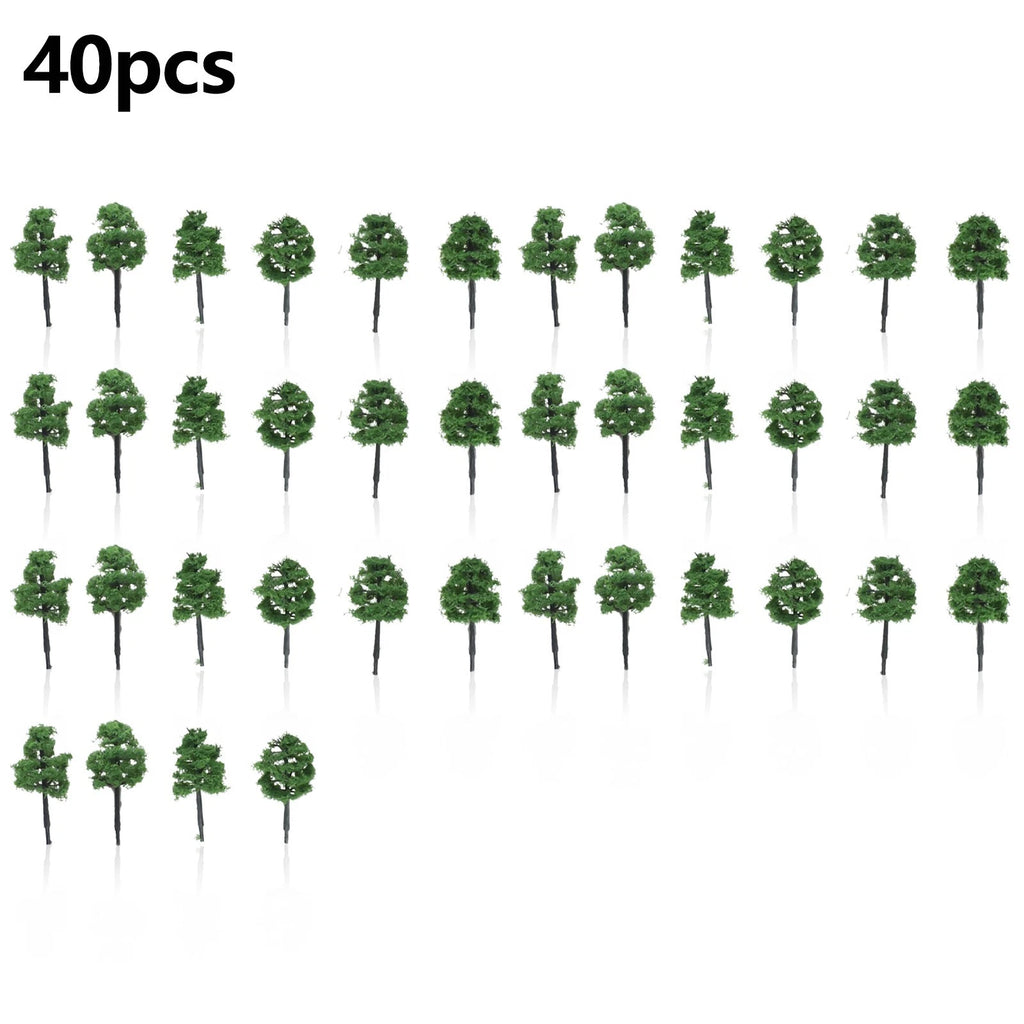 Set of 40 Model Trees for N Gauge Railway (N Scale)