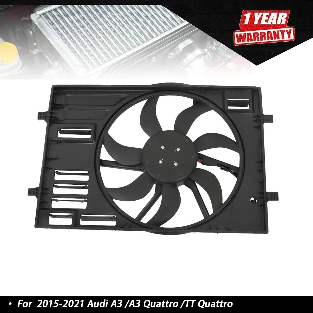 Radiator Cooling Fan Assembly for VW Golf, Audi A3 (2015-2020)