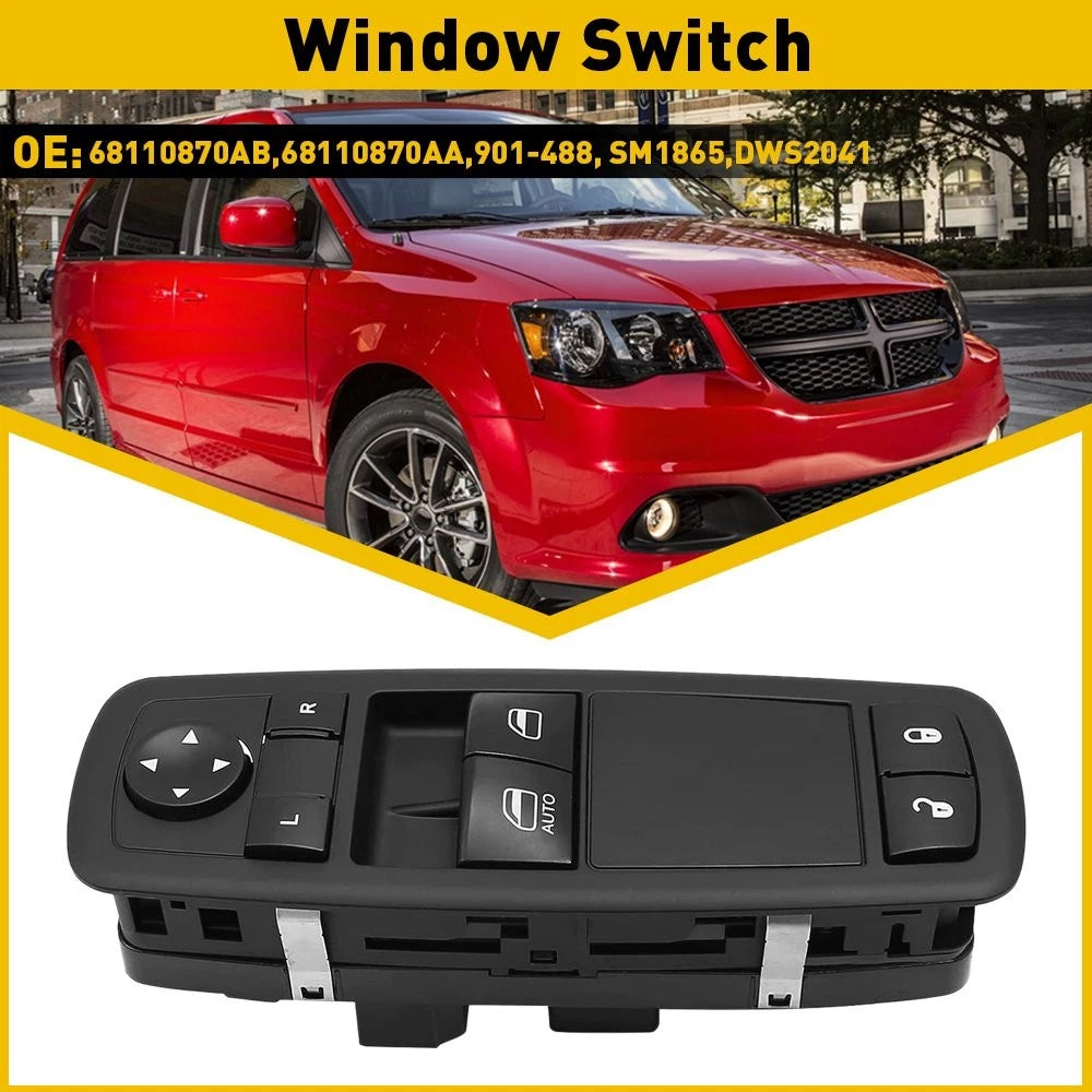 Left Power Window Switch for Dodge Grand Caravan (2012–2016)