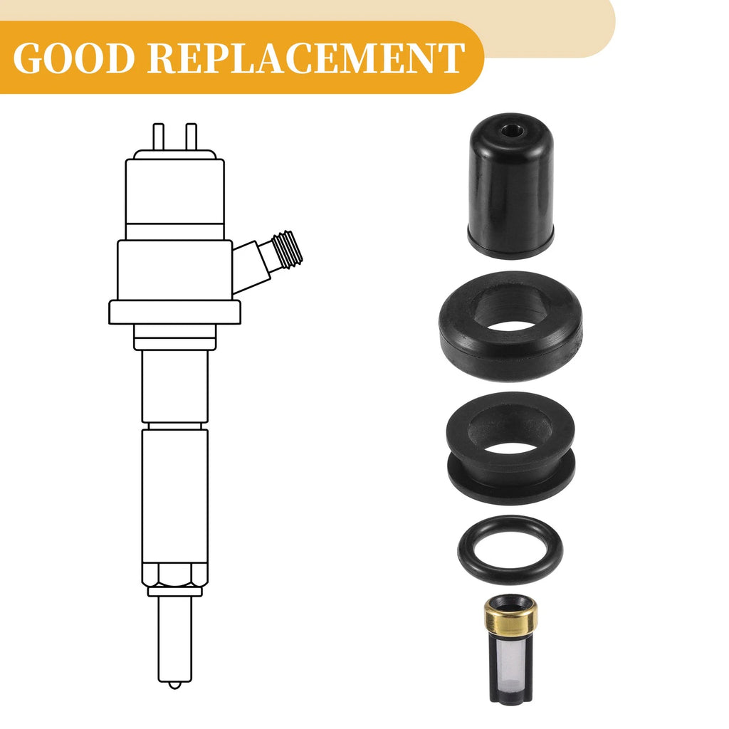 Set of 6 Fuel Injector Seal O Rings for Toyota 3VZE 3.0 V6 (1988–1995)