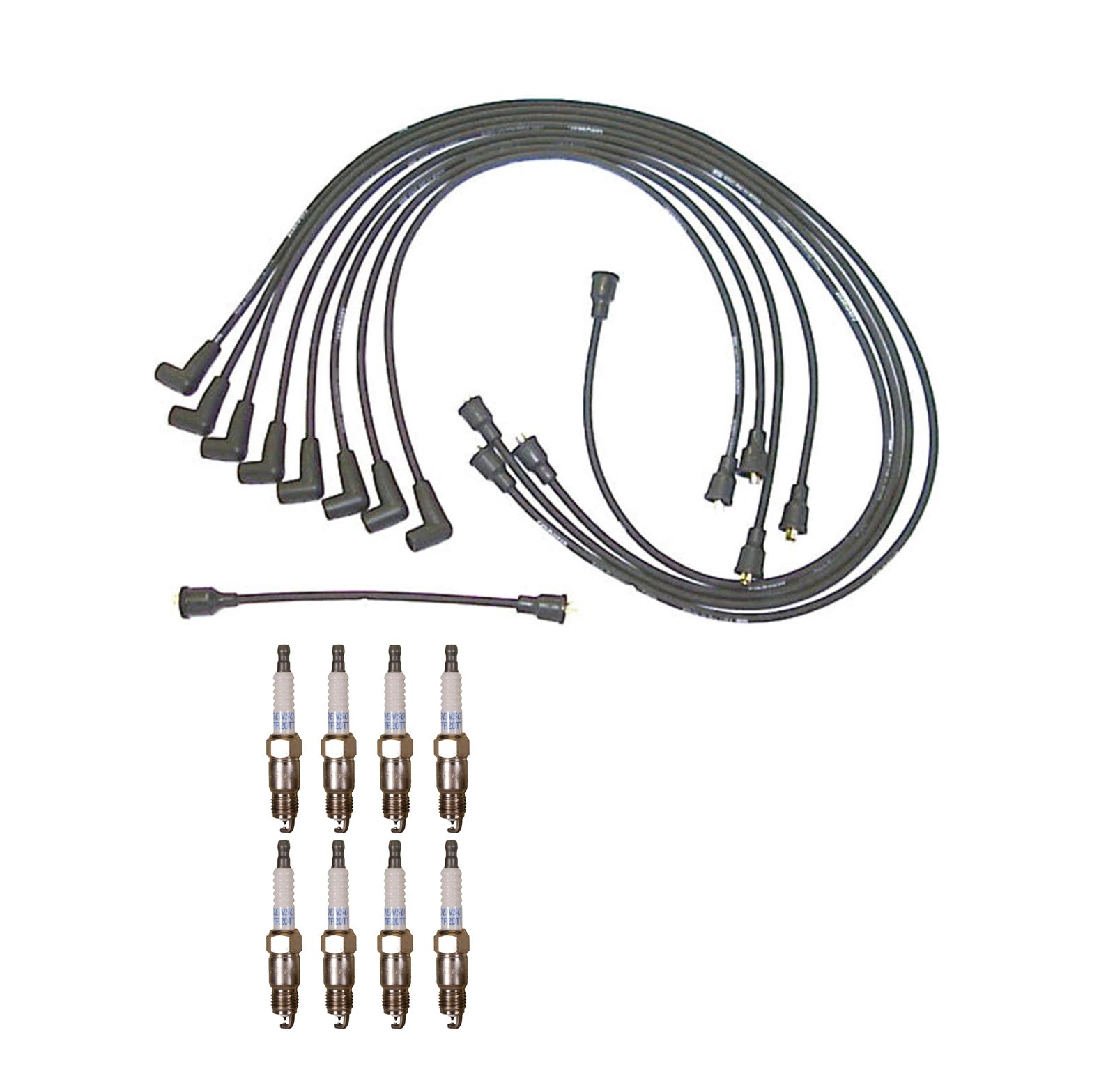 Denso Wire Set & Platinum TT Spark Plugs Kit for Chevrolet GMC V8