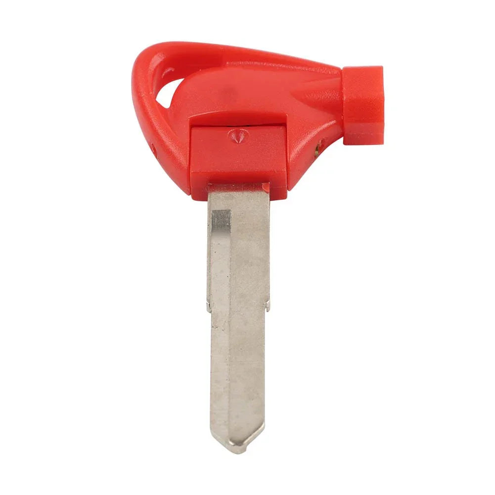Red Right Ignition Key Blank Shell Case Uncut Blade for Yamaha Scooter