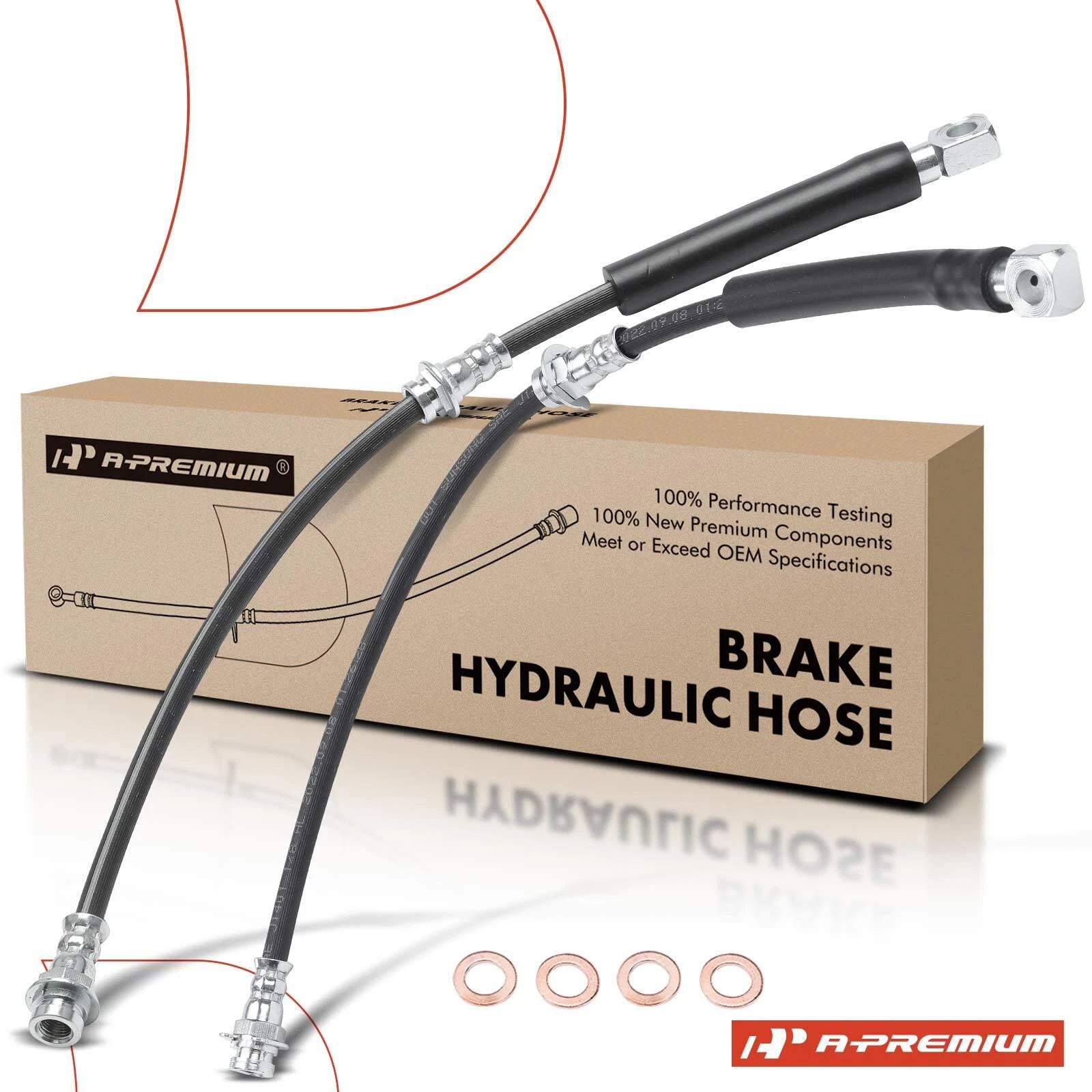 Front Brake Hydraulic Hose for Chevrolet Camaro Pontiac (1984–1992)