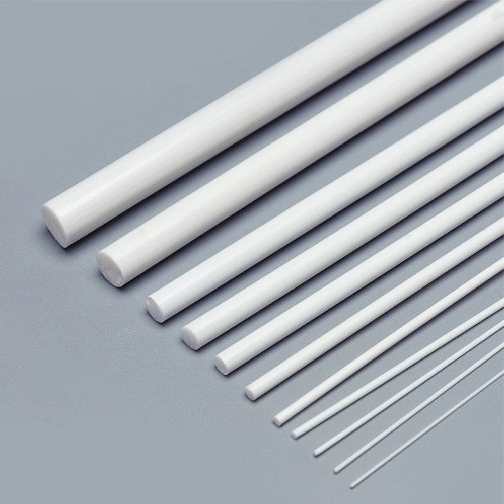 Plastic Rods Set of 6 (250mm x 1/2/3/4/5/6mm) for Automotive Use