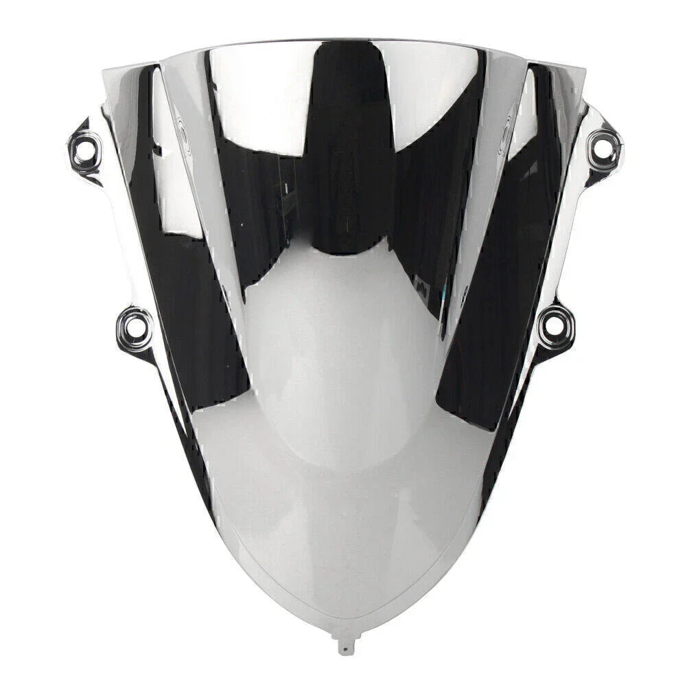 Silver ABS Motorcycle Windshield for Yamaha YZF R15 (2017-2019)