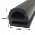 Rubber Door Gasket Seal for Fridge (16x20mm)