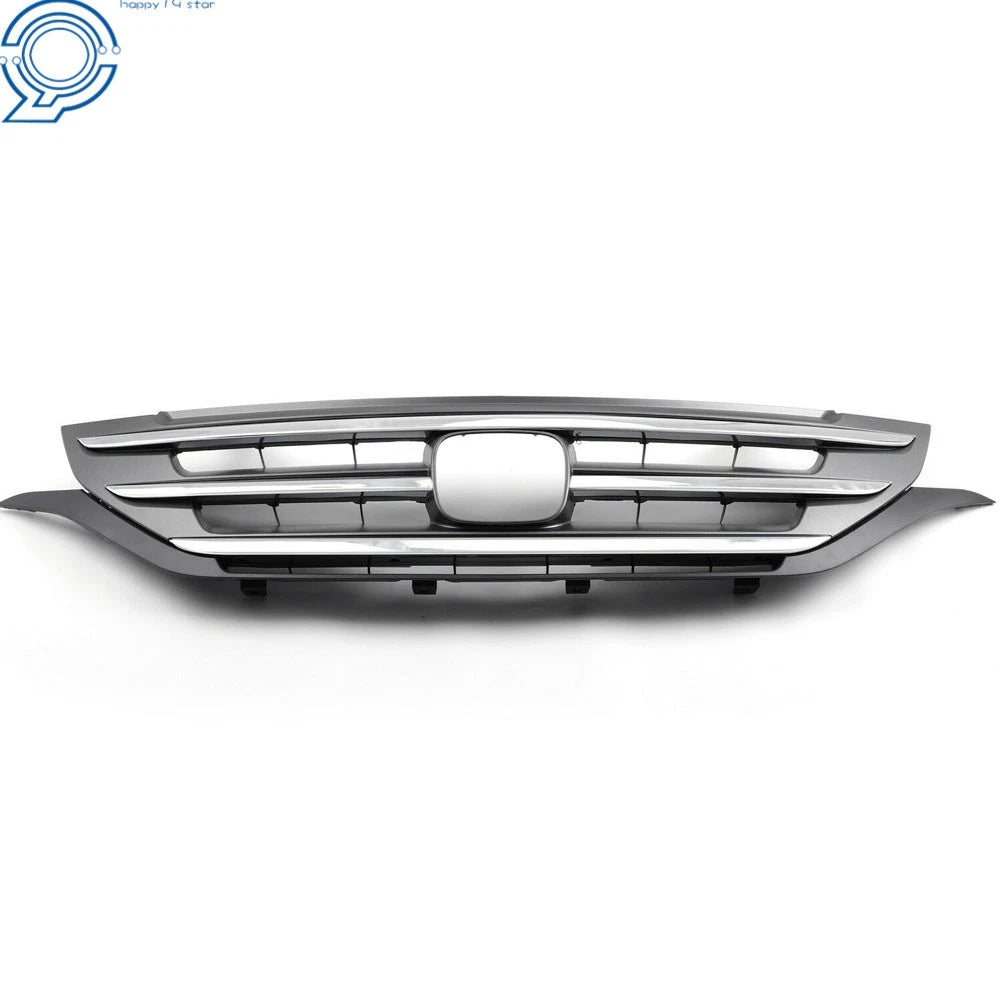 Front Hood Bumper Grille for Honda CR-V (2012-2014) Black Chrome
