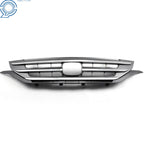 Front Hood Bumper Grille for Honda CR-V (2012-2014) Black Chrome