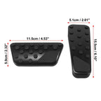 Brake Gas Accelerator Pedal Cover Set for Dodge Challenger Charger (2009-2019)