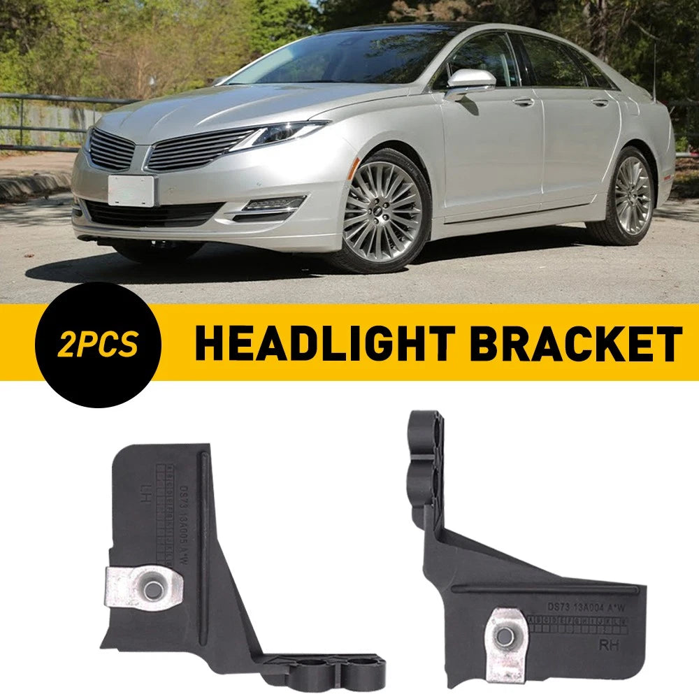 2X Headlight Lamp Mount Bracket for Ford Fusion Lincoln MKZ (2013–2016)