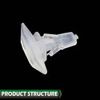 25pcs Door Weatherstrip Clips for GM (Fits 3/16" Hole)