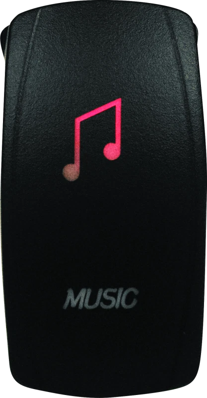 Lighted Switch for DragonFire Racing Music On/Off (RHD)