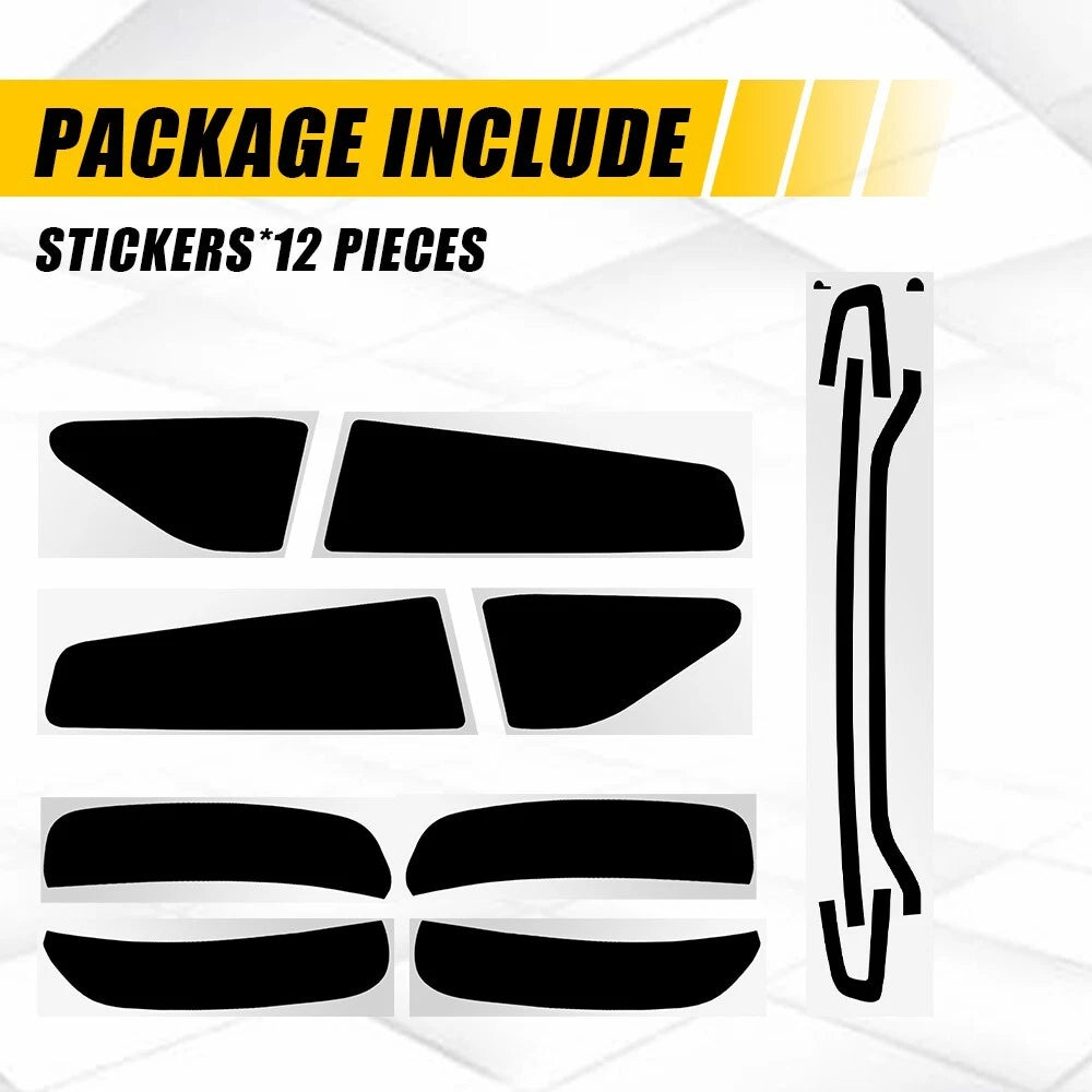 Dark Smoke Tail Light Overlay for Dodge Charger (2015–2023)
