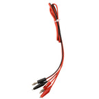 Test Leads with Insulated Alligator Clips for Electrical Testing