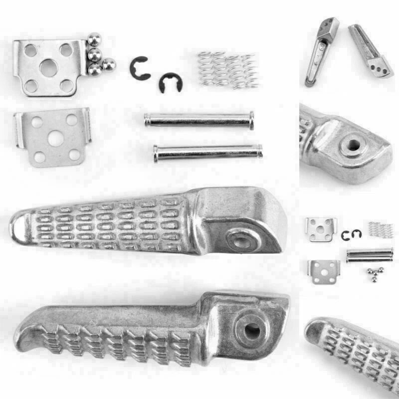 Rear Foot Peg Footrest for Kawasaki Ninja EX250 EX300 ZZR1200 (2008–2020) Silver T9