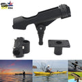 Adjustable Side Rail Mount Fishing Pole Rod Holder for Kayak Boat (1PC)