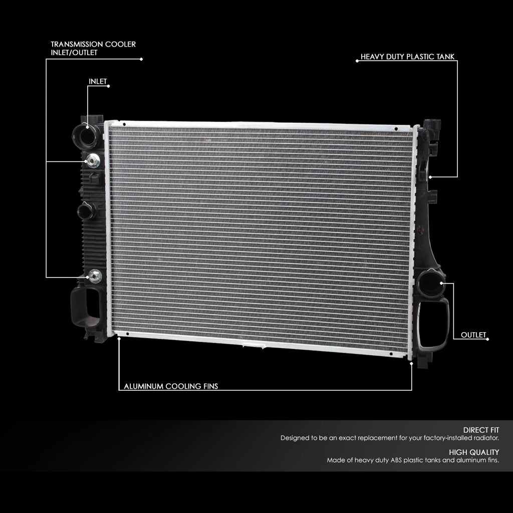 Aluminum Core Radiator for Mercedes-Benz CL550 S550 (2007–2014) DPI 2875