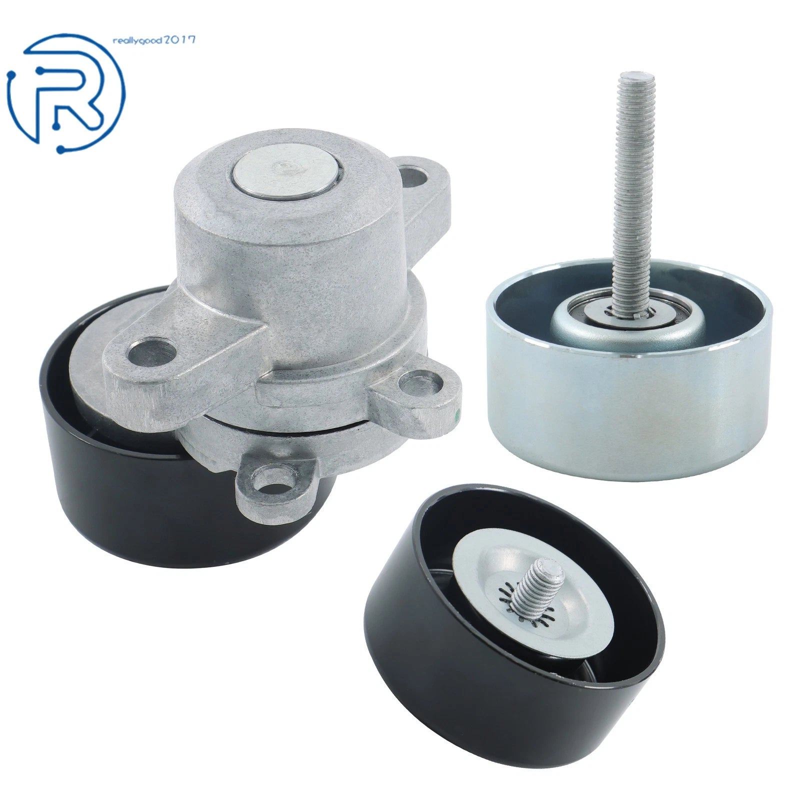 3X Belt Tensioner Pulley & Belt Pulley for Nissan Altima Maxima Murano (2006–2014)